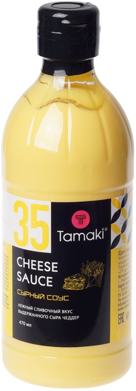 Соус на основе растительных масел Сырный Tamaki 470мл