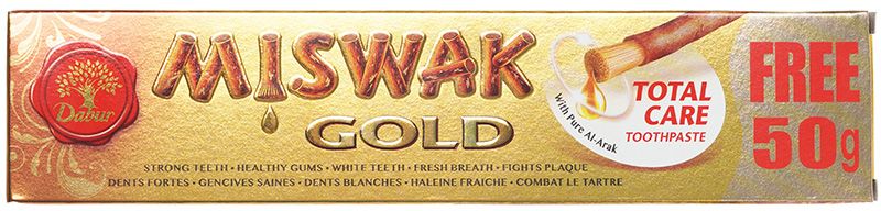 Зубная паста Miswak Gold 120г 48817