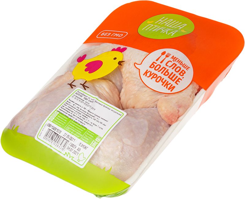 Окорочок цыпленка-бройлера охлажденный ~1кг окорочок из мяса цыпленка бройлера каждый день охлажденный 0 6 1 3 кг 1 упаковка 1 кг