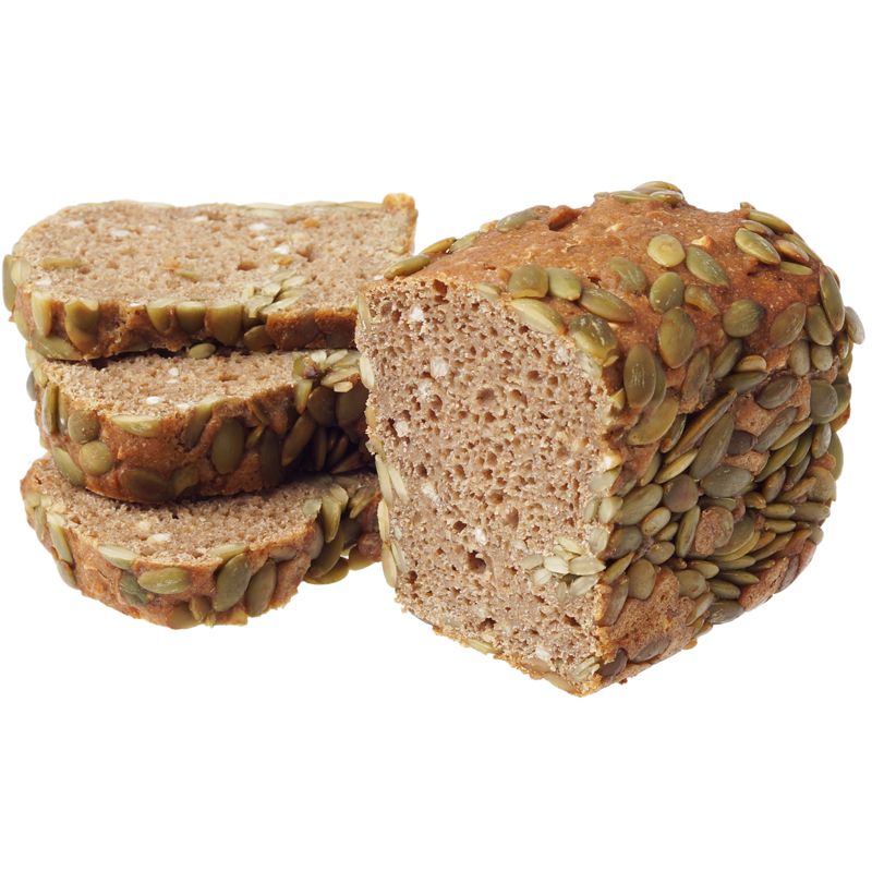 Хлеб Веган с зеленой гречкой и семенами тыквы 300г