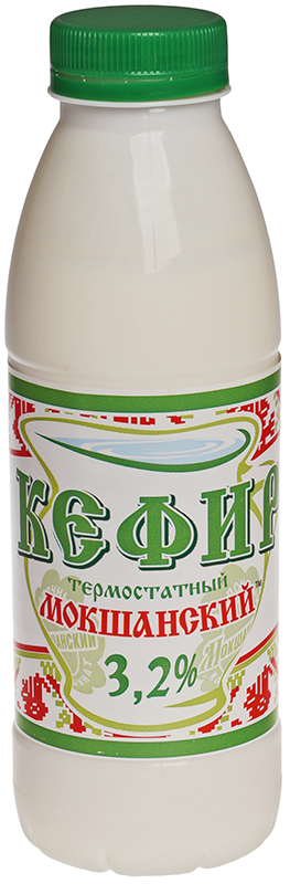 Кефир Мокшанский 3.2% жир. термостатный 450мл йогурт натуральный мокшанский 2 5% жир 14 суток 450мл