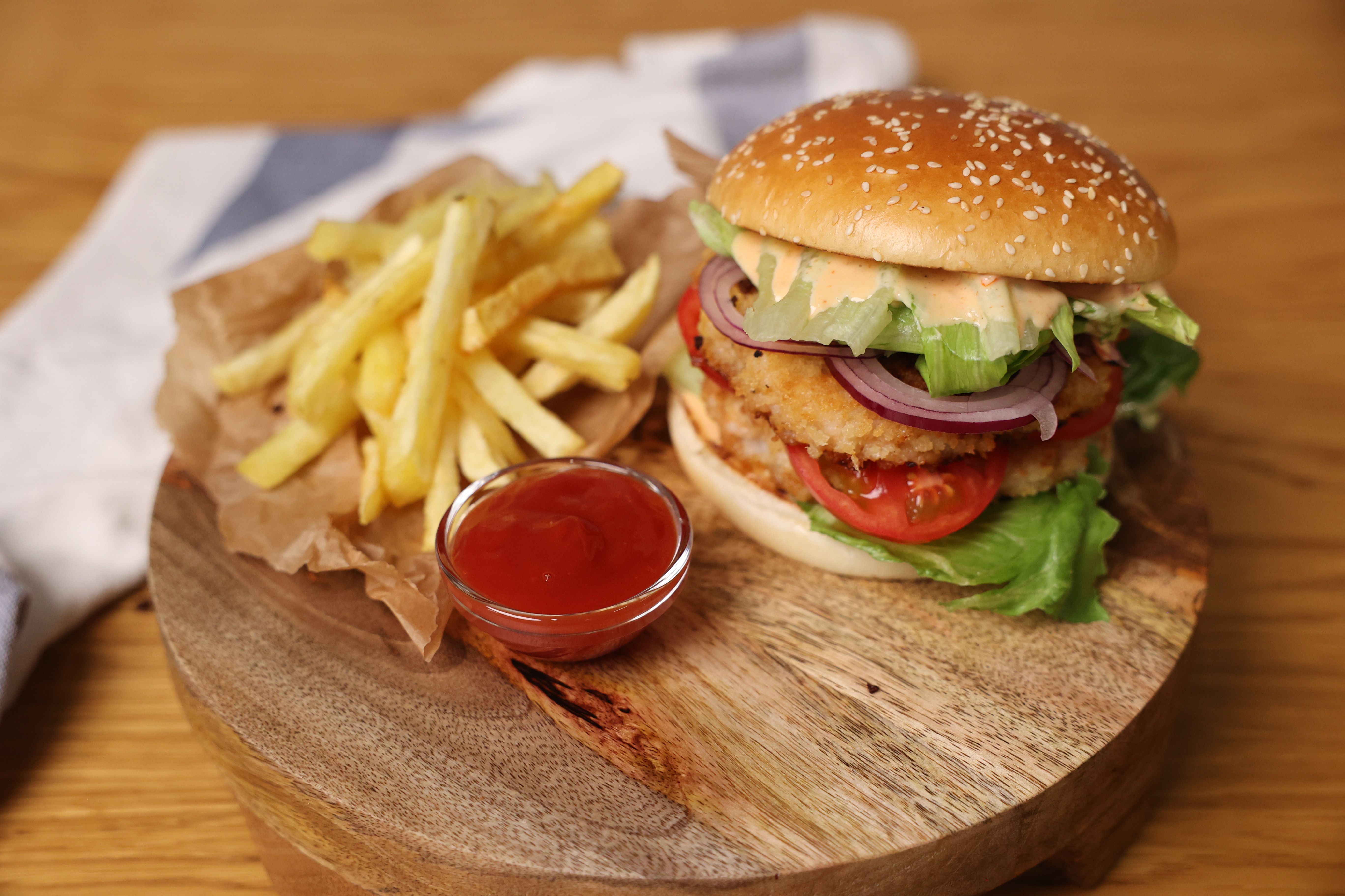 Шримп бургер