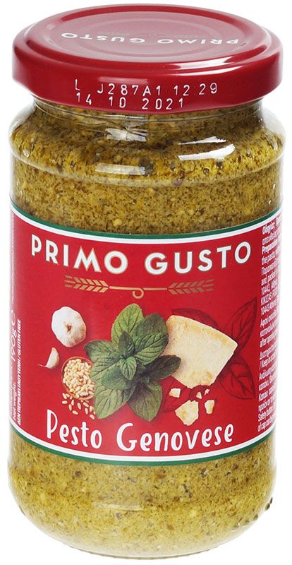 Соус песто по-генуэзски Primo Gusto Греция 190г соус томатный с овощами гриль primo gusto италия 350г