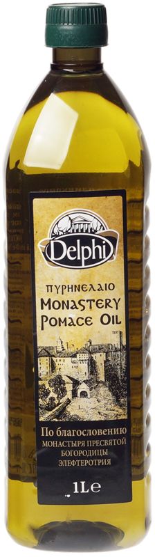 Масло оливковое Монастырское Delphi 1л масло оливковое delphi monastery extra virgin нерафинированное 0 5 л