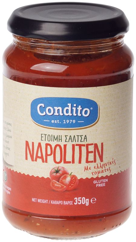 Соус томатный неаполитанский Condito 350г соус kuhne томатный с печеной паприкой для мяса 235 мл