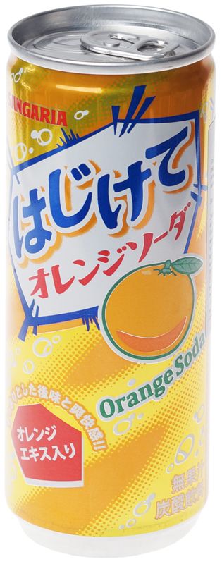 Напиток газированный Sangaria Orange Soda со вкусом апельсина 250г напиток газ тм sangaria ramuneo 250 мл ж б