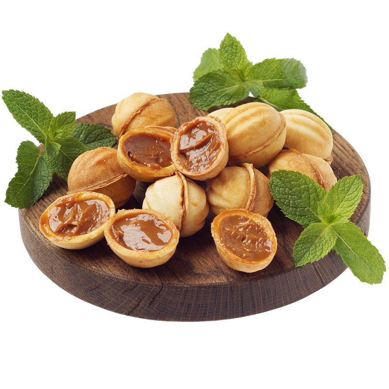 Орешки со сгущенкой Деликатеска 250г борщ со свежей капустой и мясом охлажденный деликатеска 250г