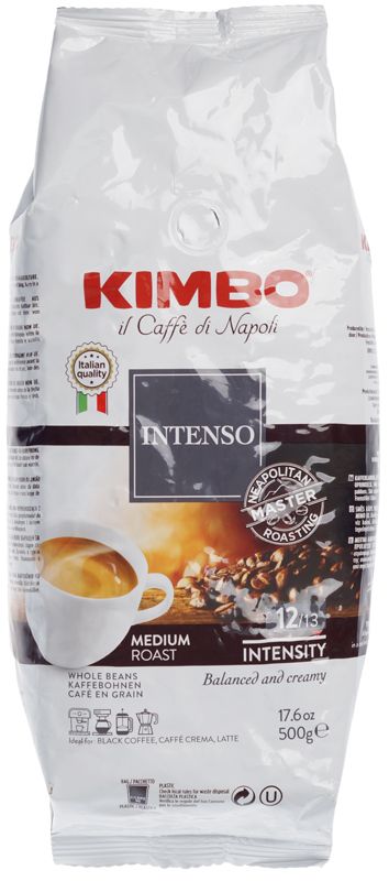 Кофе KIMBO Арома Интенсо 500г цена и фото