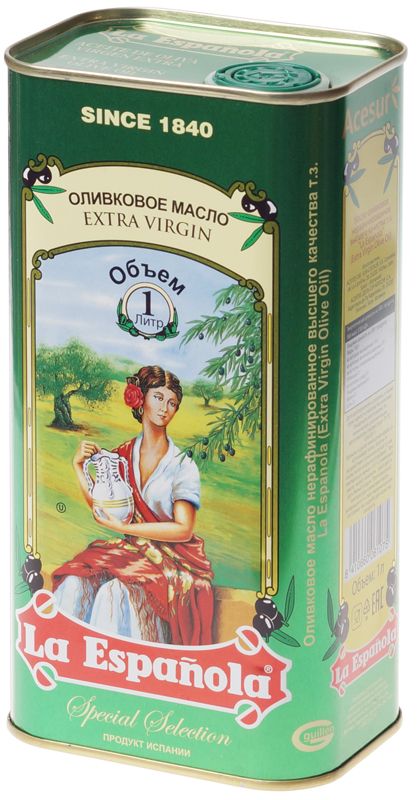 Масло оливковое нерафинированное Extra Virgin La Espanola 1л