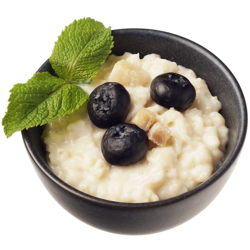 Lazy Oatmeal with Blueberry and Lemon Zest