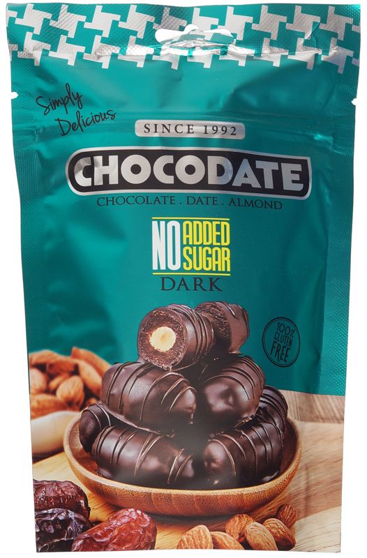 Финики с миндалем в темном шоколаде без сахара 100г цена и фото