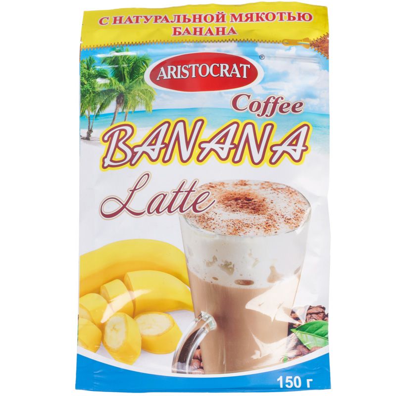 Кофейный напиток растворимый Latte Banana 150г кофейный напиток растворимый torabika creamy latte 20×30 г