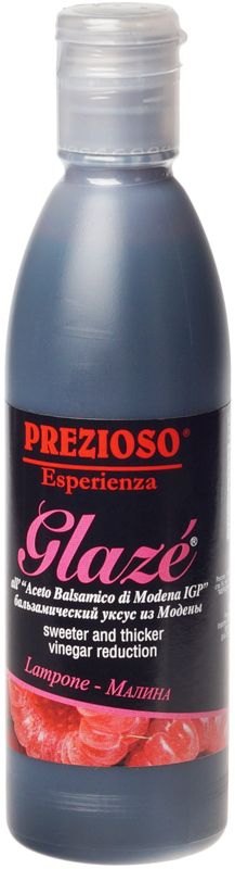 Глазурь Prezioso Esperienza с ароматом малины 250мл соус из бальзамического уксуса из модены mazzetti cremoso fig с инжиром 215 мл