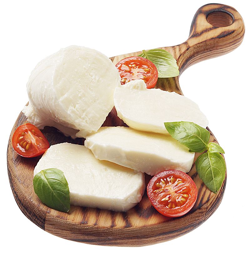 Сыр Моцарелла из фермерского молока 43% жир. 7 суток 125г сыр буррата вытяжной 50% жир 7 суток 100г