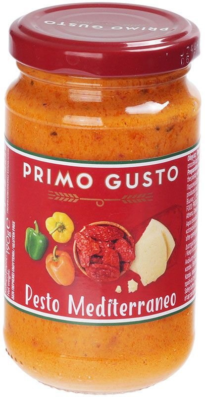 Соус песто средиземноморский Primo Gusto Греция 190г соус томатный il primo gusto с овощами на гриле 350 г