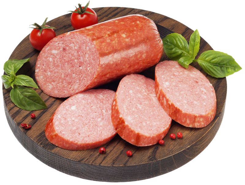 Колбаса Полесская полукопченая ~300г колбаса дарман кавказская полукопченая кг