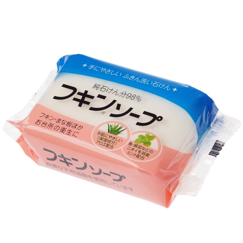 цена Мыло хозяйственное кухонное Fukin Soap с мятой 135г