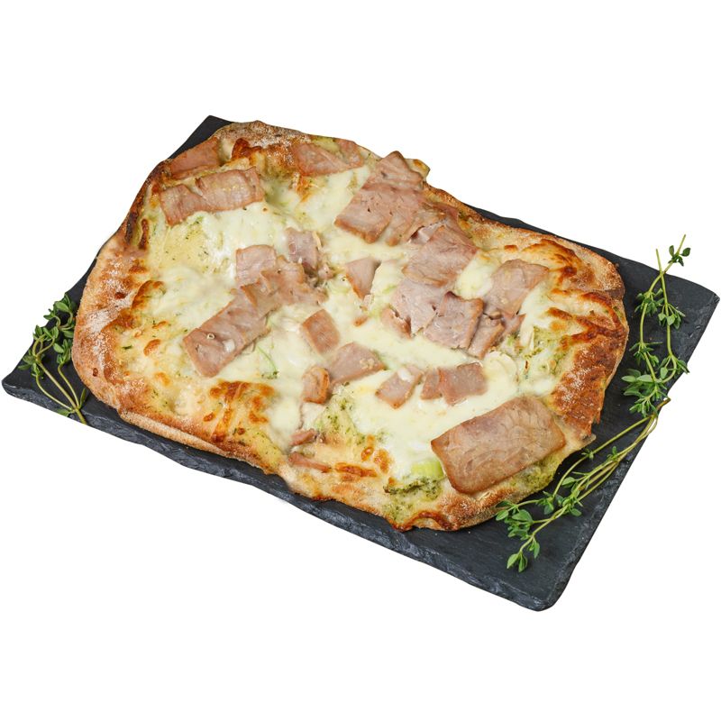 Пицца с тунцом в соусе Тартар Деликатеска 480г профитроли с улиткой в соусе по сомьерски деликатеска 135г