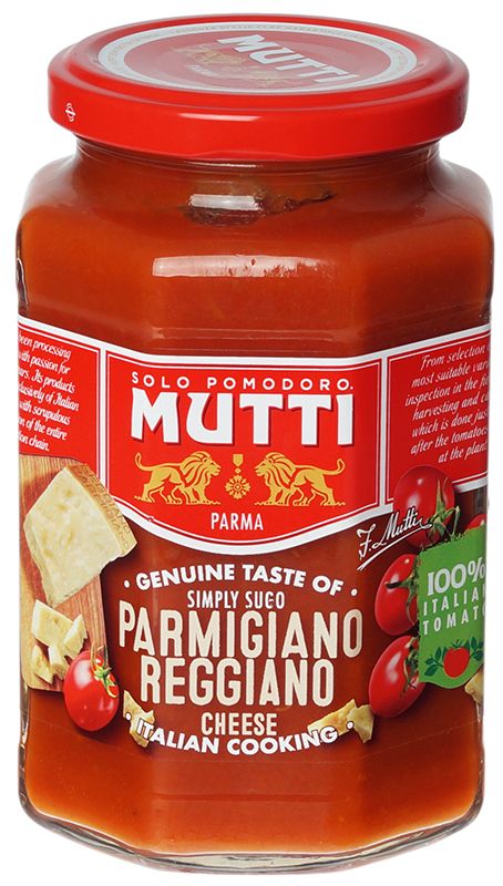 Соус томатный с сыром Пармеджано Реджано MUTTI Италия 400г соус для пиццы томатный mutti pizza aromatizzata 400 г