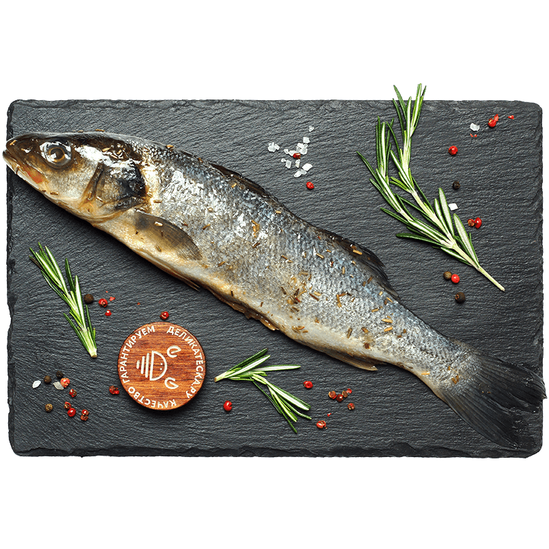 Сибас в соевом маринаде Деликатеска ~350г рыба сибас кг