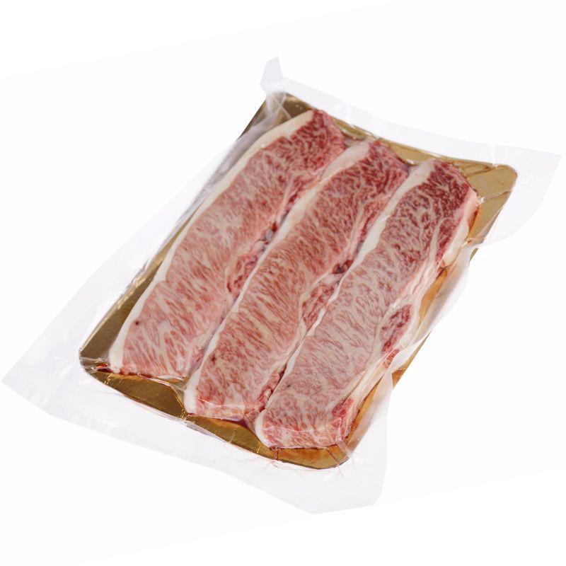 стейк говяжий мясо есть охлажденный халяль 200 г Стейк говяжий Wagyu с ребра ~200г