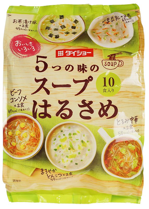 Суп Харусаме 5 вкусов Daisho Япония 159г сухой паек спецпит разовый обед вариант 3 ирп обед3