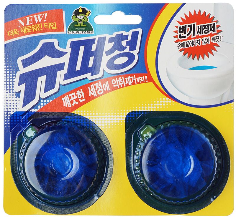 Таблетки-очиститель для унитаза Super Chang цена и фото