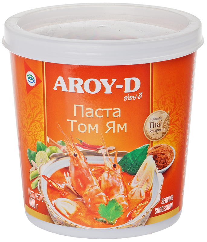 цена Паста Том Ям кисло-сладкая Aroy-D 400г