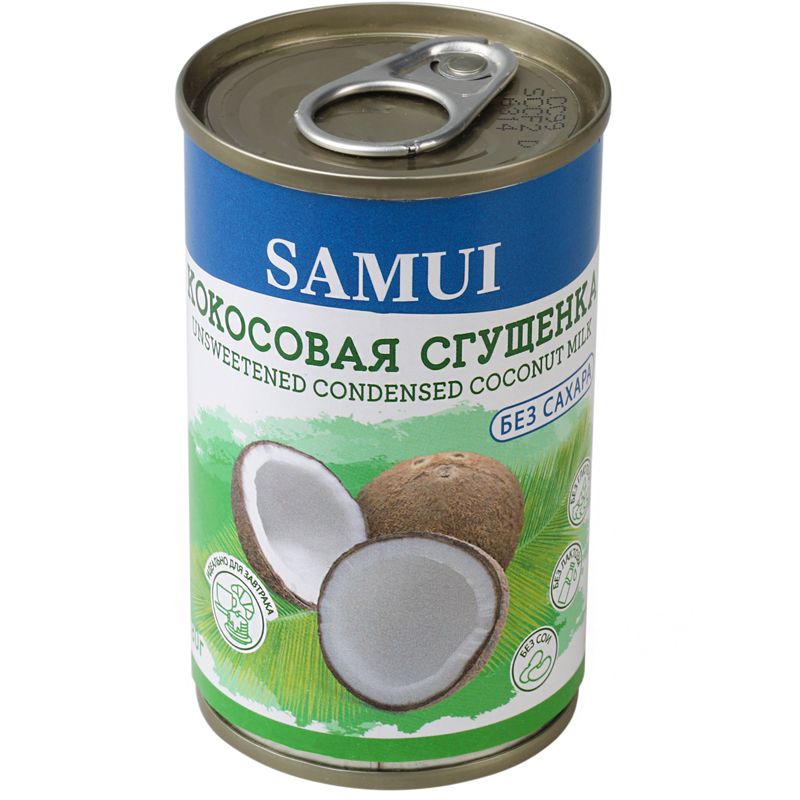 Кокосовая сгущенка без сахара Samui 180г