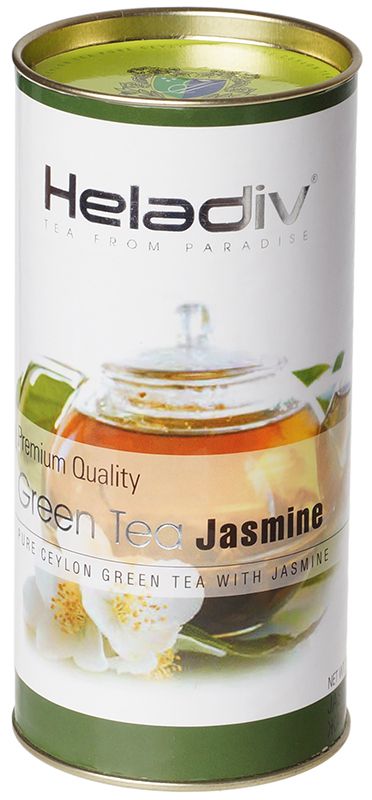 Чай зеленый листовой с жасмином Heladiv 100г