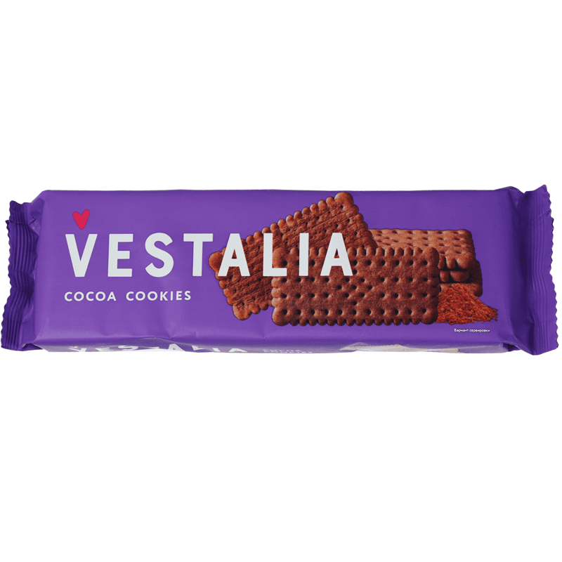 Печенье Vestalia какао 250г печенье коровка с какао 375 г