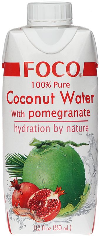 Кокосовая вода со вкусом граната Foco 330мл