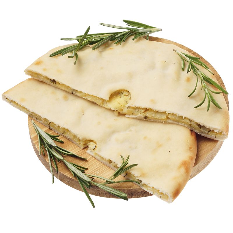 Пирог осетинский с картофелем и зеленью 500г пирог осетинский с сыром и зеленью 20 см уп 400 500 г