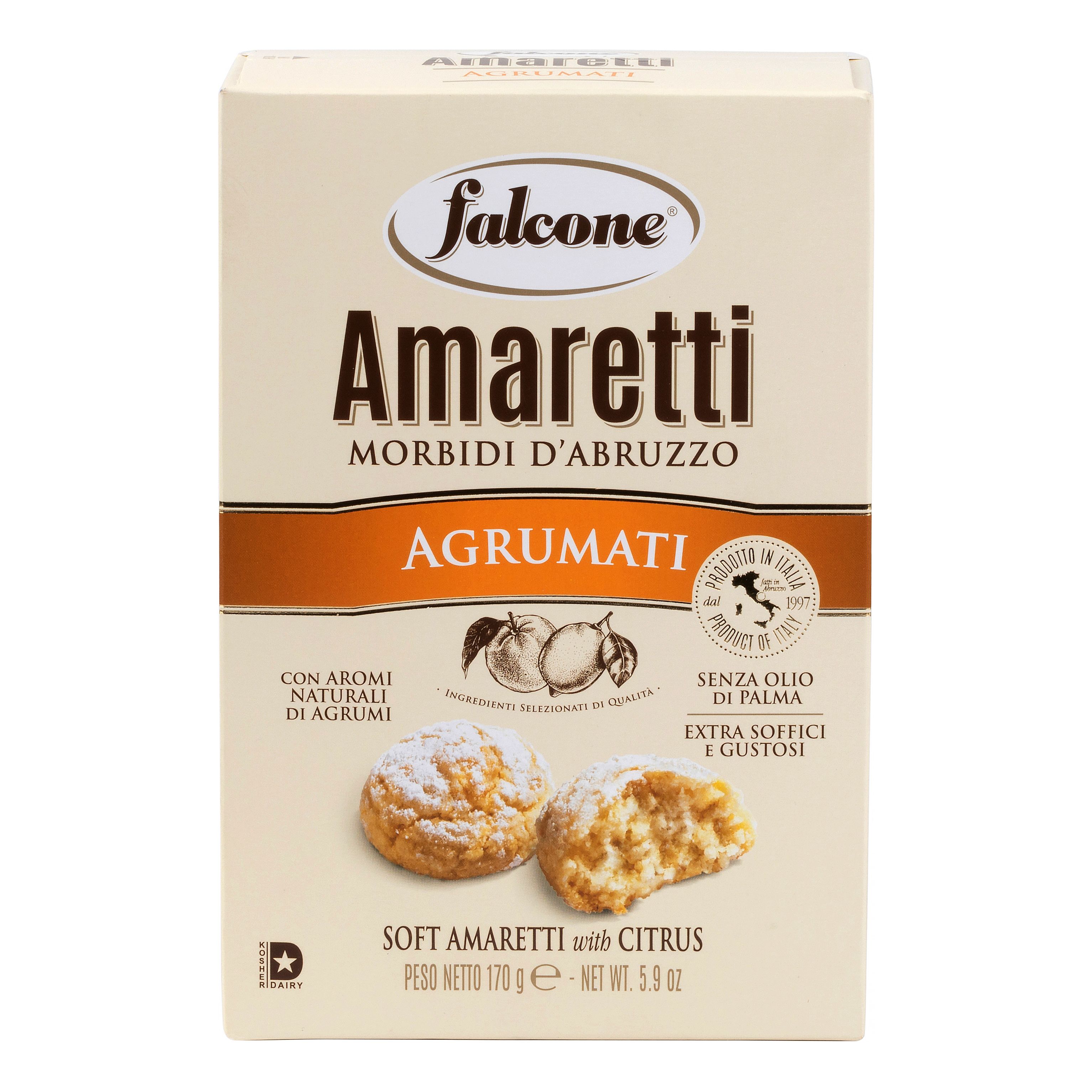 Печенье Амаретти с ароматом цитрусовых Falcone 170г