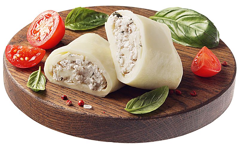 Сыр Сулугуни рулет ореховый с творожно-ореховой начинкой 45% жир. 150г