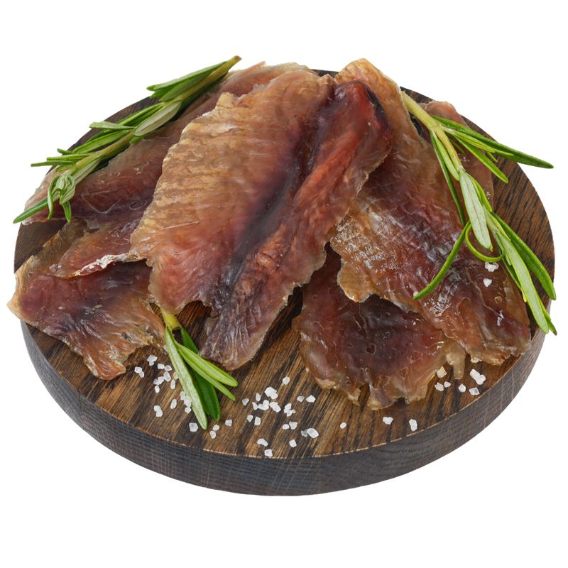 Карась солено-сушенный филе карамелька Хамон Деликатеска 100г филе янтарной рыбки сушено вяленое вес