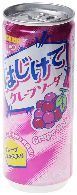 Напиток газированный Sangaria Grape Soda со вкусом винограда 250г напиток газированный tominaga kobe kyoryuchi melon cream soda 0 350 ж б