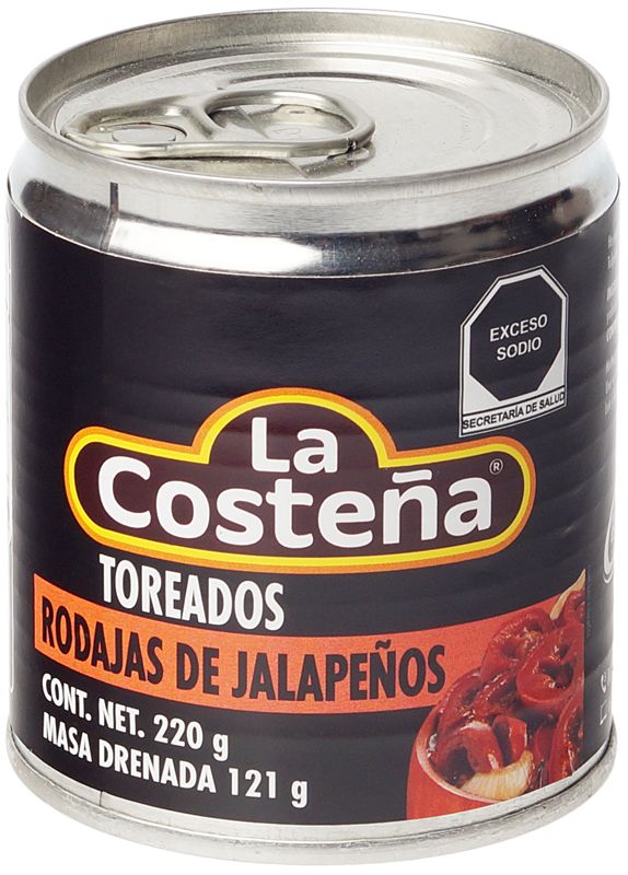 Перец Халапеньо красный жареный на гриле La Costena 220г перец kuhne халапеньо резаный без содержания масла 330г