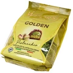 Конфеты шоколадные Golden с кремовой начинкой из фисташки Италия 200г