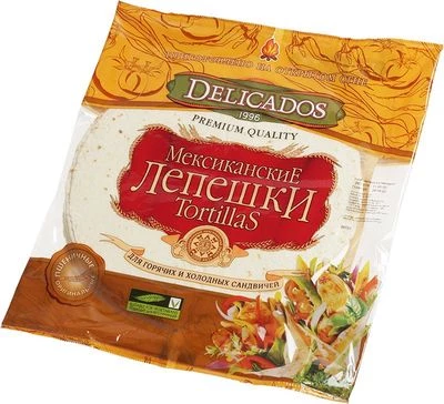 Лепешки Тортильи пшеничные оригинальные 6шт-1}