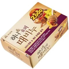 Мыло для тела с медом и скорлупой каштанов отшелушивающее и увлажняющее Корея 90г