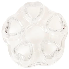 Подставка-подогреватель из жаропрочного стекла Сердечки Китай