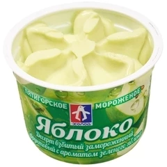 Десерт взбитый фруктовый Яблоко Пятигорское мороженое 80г