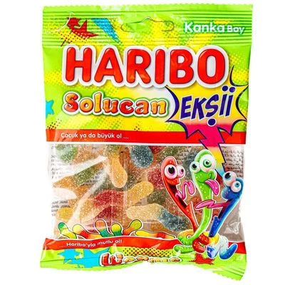 Мармелад жевательный Haribo Fizz worm Турция 80г-0}
