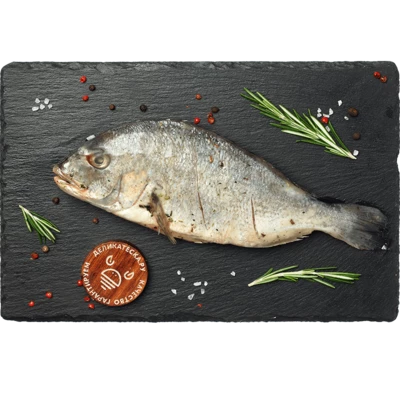 Дорадо в оливковом масле с пряностями для запекания ~350г-0}