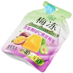 Конжаковое Желе Liuliumei Зеленая слива и маракуйя Китай 120г