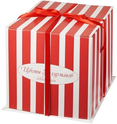 Шляпная коробка красная большая-1}