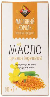 Масло горчичное нерафинированное Масляный король 100мл - купить в ...