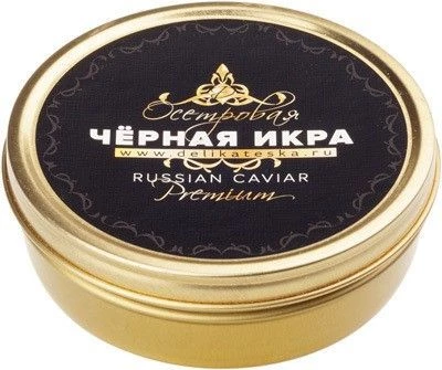 Икра черная осетровая забойная Деликатеска 250г-0}