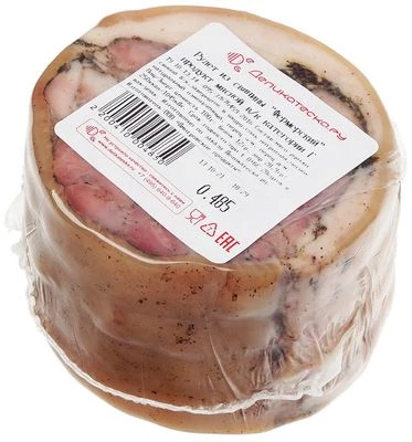 Рулет из свинины Фермерский варёно-копчёный ~500г-1}